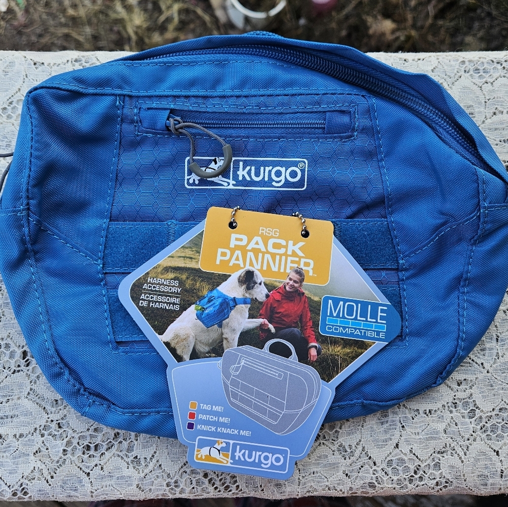 Kurgo Blue Dog Pack Pannier Harness Accessory RSG Pack Pannier